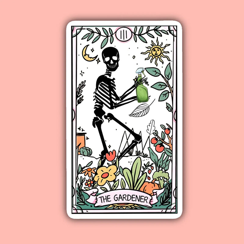 The Gardener Tarot Card Sticker