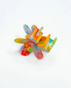 Flower Hair Claw in Rainbow Sherbet
