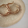 Tainted Love Gold Hoops