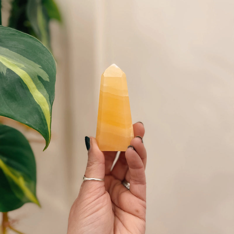 Yellow Calcite Points