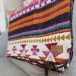 Southwest Alpaca Queen Blanket – Amethyst Reversible