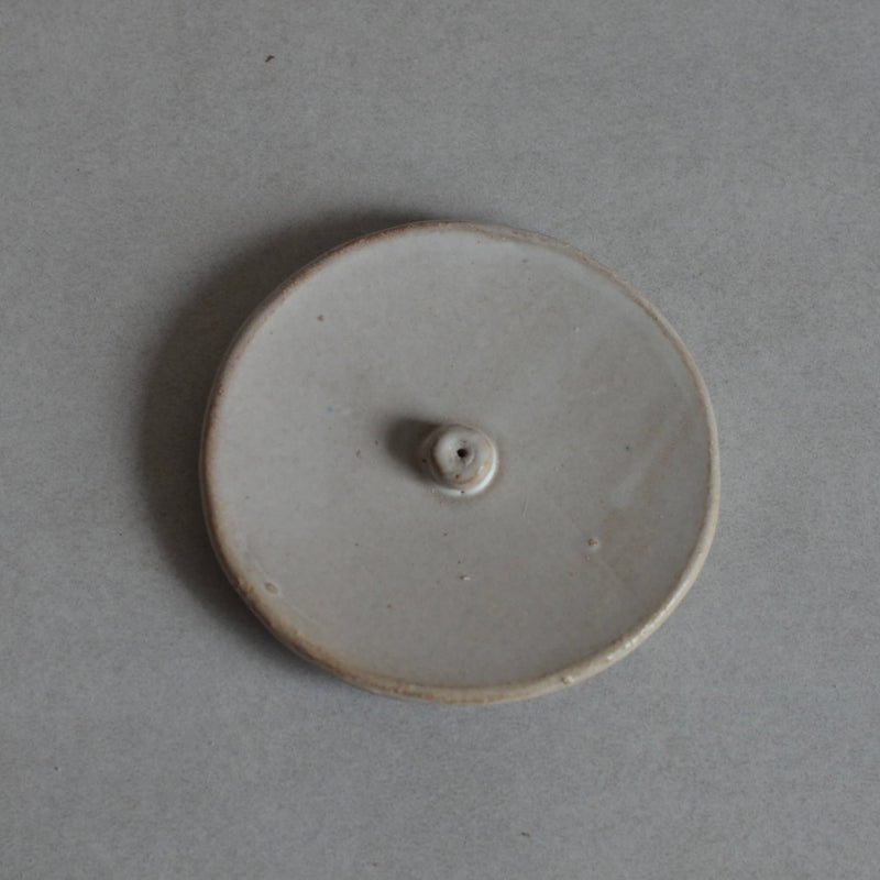 Light Gray Ceramic Incense Holder