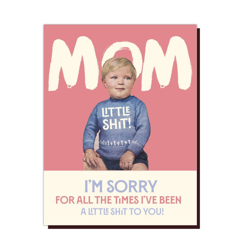 Little shit sorry mom