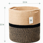 Brown Cotton Rope Plant Basket