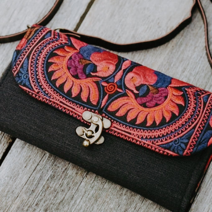 Bohemian Embroidered Wallet