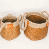 Handmade Seagrass Craft Flower Basket Decor