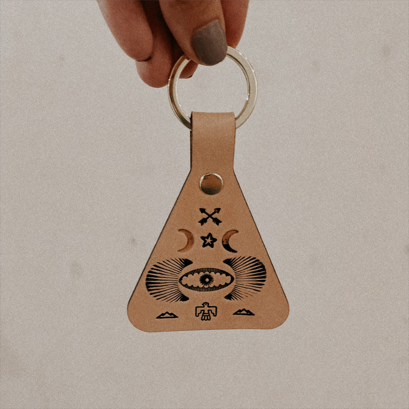 Good Luck Triangle Keychain