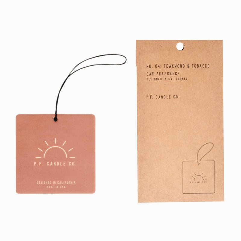 Teakwood & Tobacco Car Fragrance