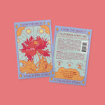 The Poppy Star Tarot Garden Seed Packet