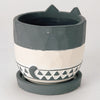 Animal Cement Planter Calico Cat