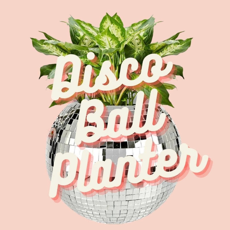 Disco Ball Planter