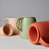 2-in-1 Ceramic Tea Infuser Mug in Terracotta