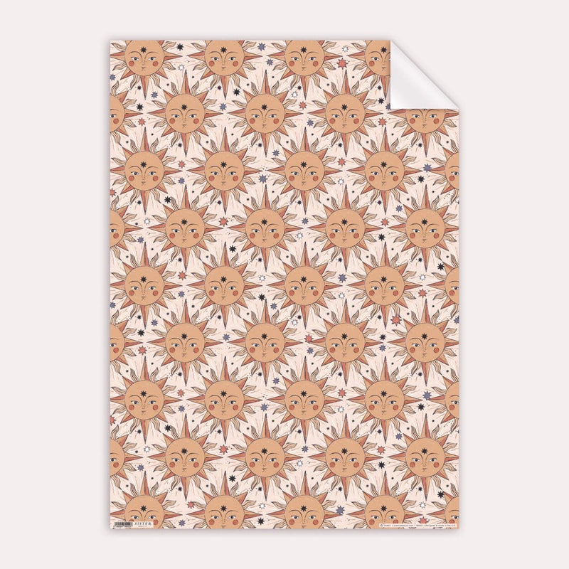 Tarot Sun Gift Wrap Sheet