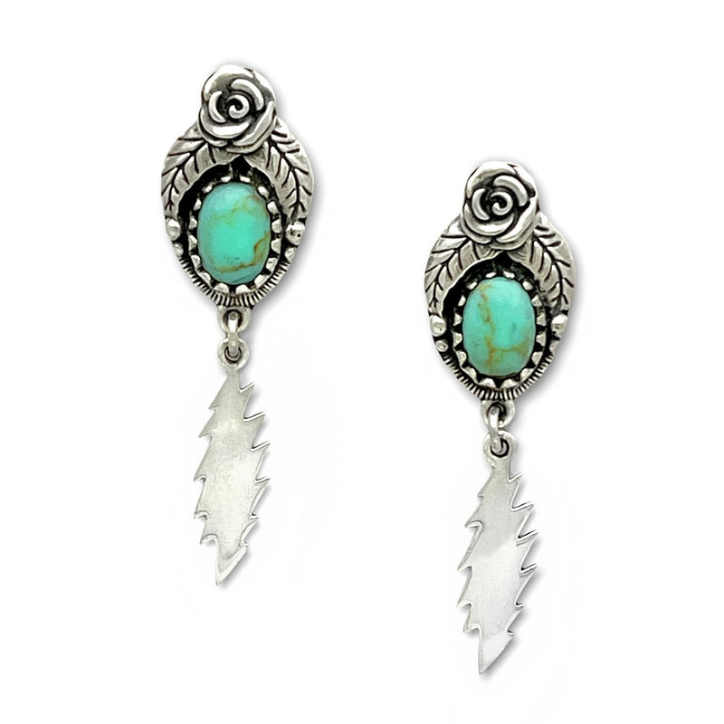 Love is Real Earrings in Turquoise